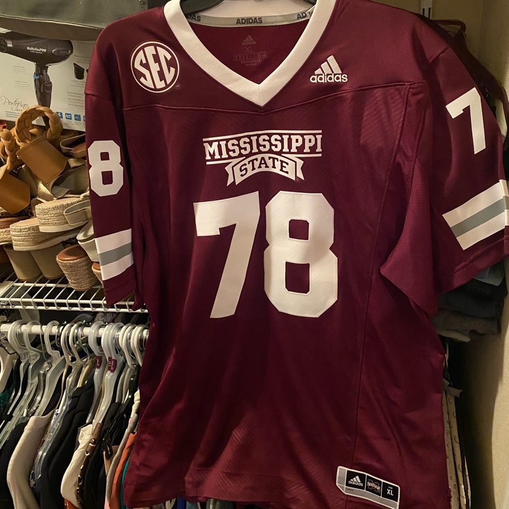 Adidas Men’s Mississippi State official jersey